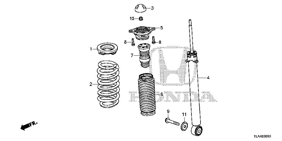 WASHER, SHOCK ABSORBER (LOWER)