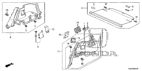 Honda online store : 2011 insight side lining parts