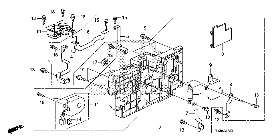 1E101-RBJ-003 - PLATE, MAIN SWITCH COVER