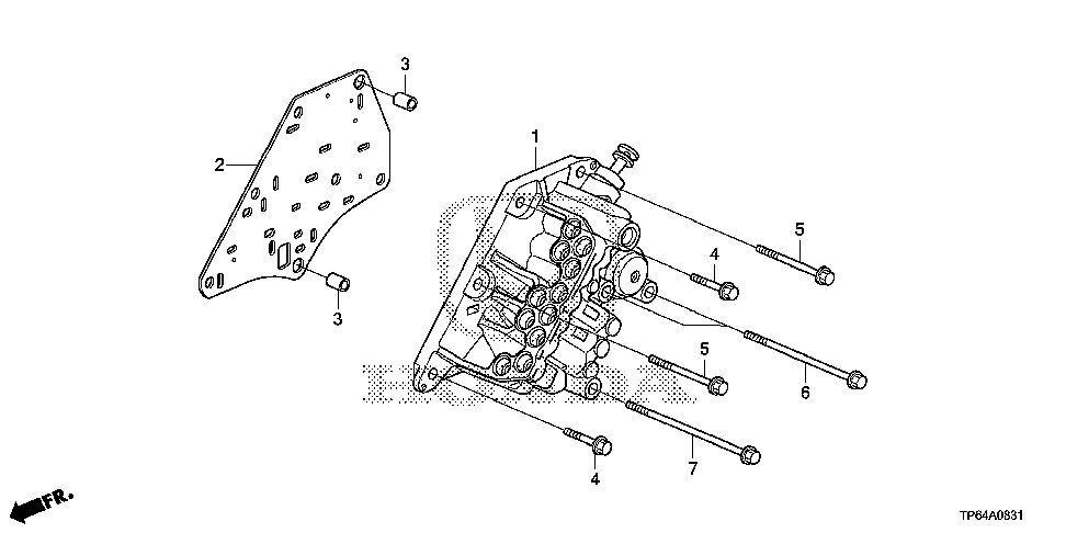 27412-RV2-A00 - PLATE, MANUAL SEPARATING