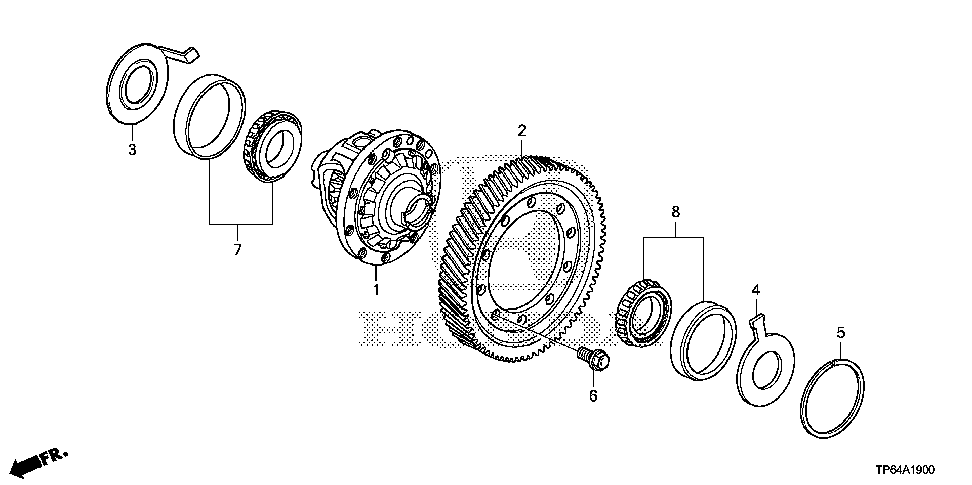 41100-R5M-000 - DIFFERENTIAL
