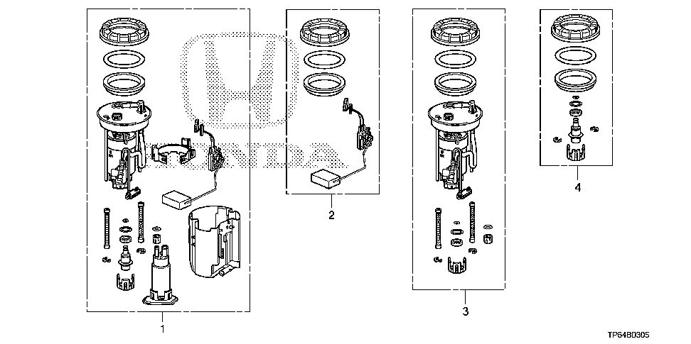 17048-TY2-A00 - FILTER SET, FUEL