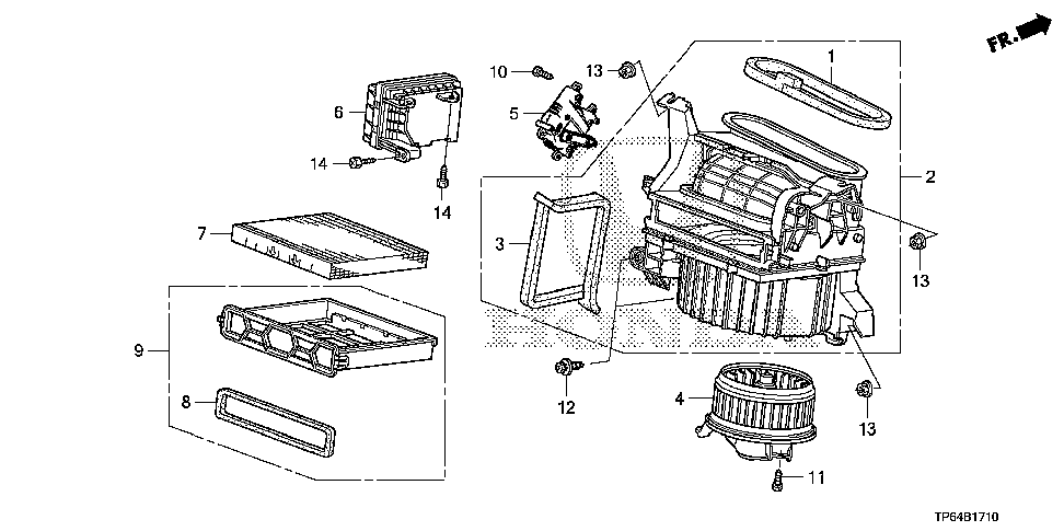 79610-TP6-A31 - CPU ASSY., AUTO AIR CONDITIONER