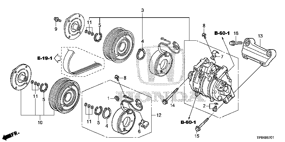 38900-RKC-003 - CLUTCH SET