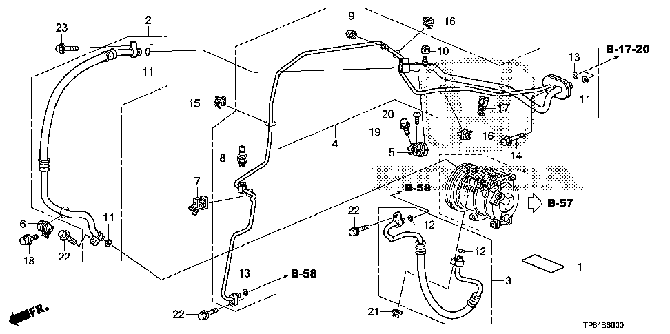 80311-TP6-A01 - HOSE, SUCTION