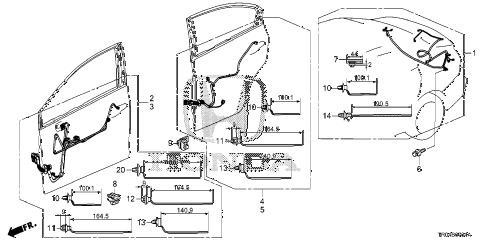 Honda online store : 2012 civic wire harness (5) parts