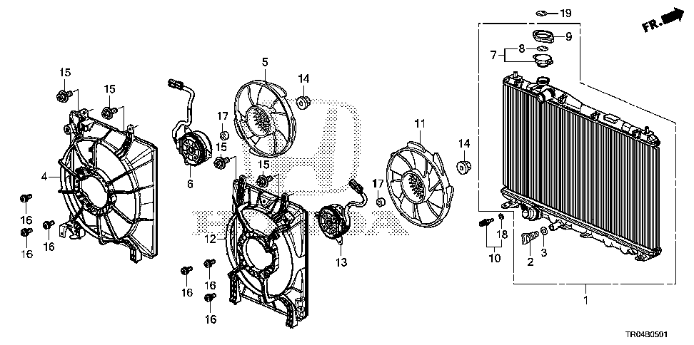 19010-R1B-A52 - RADIATOR (TOYO)