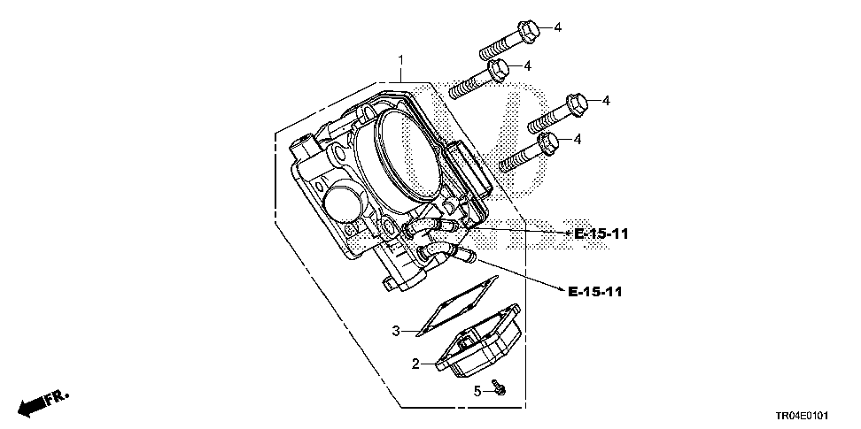 16400-RX0-A01 - THROTTLE BODY, ELECTRONIC CONTROL (GMD7F)