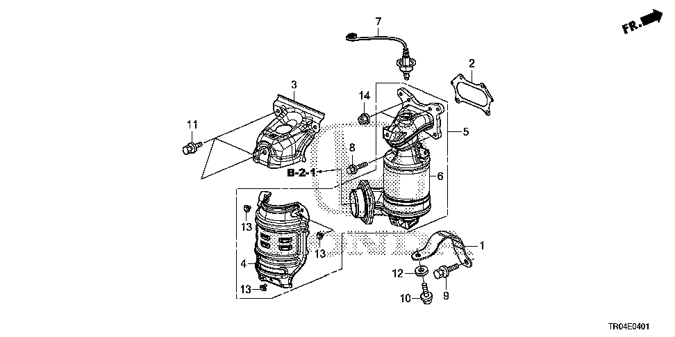 18121-RX0-A00 - COVER, PRIMARY CONVERTER