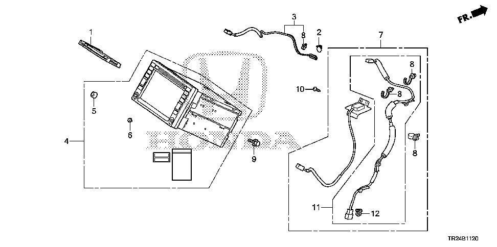 39541-TR2-A11 - NAVIGATION UNIT (MITSUBISHI)