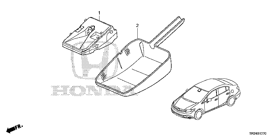 36156-TR3-A01 - COVER ASSY., CAMERA (FCW)(LDW)