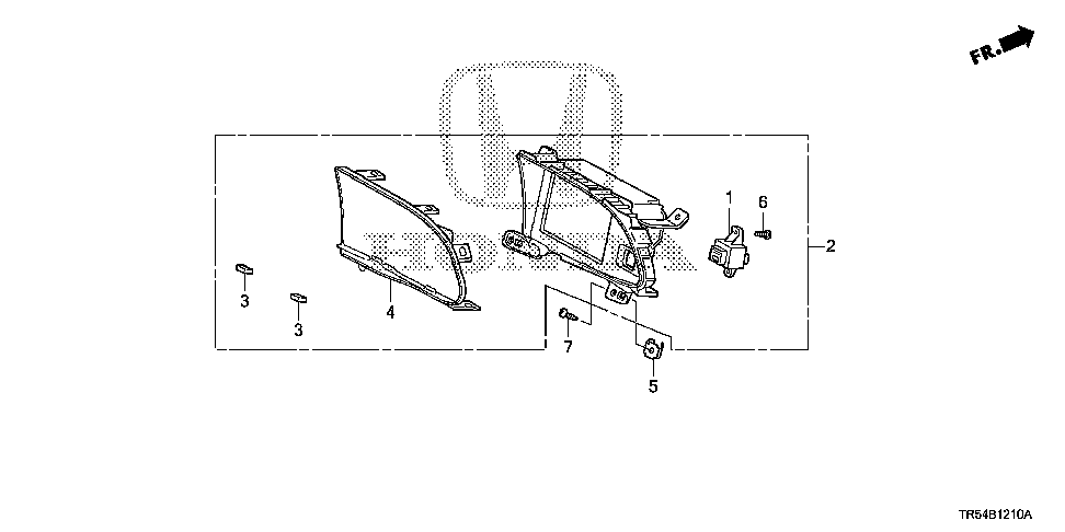 78260-TR5-A11 - DISPLAY ASSY., CENTER (TFT)