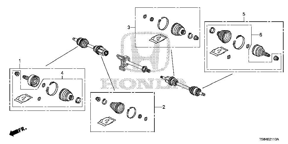 44014-TR3-A01 - JOINT SET, OUTBOARD (GKN)