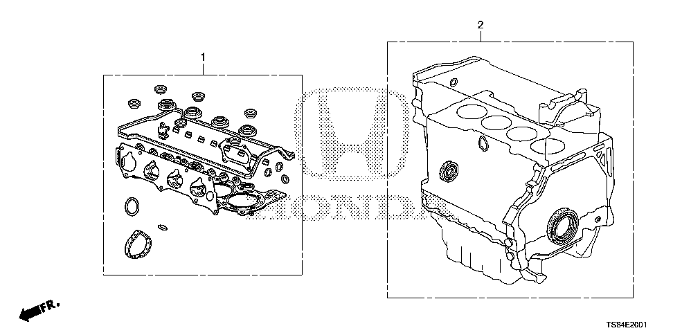 06114-R40-J02 - GASKET KIT, CHAIN CASE