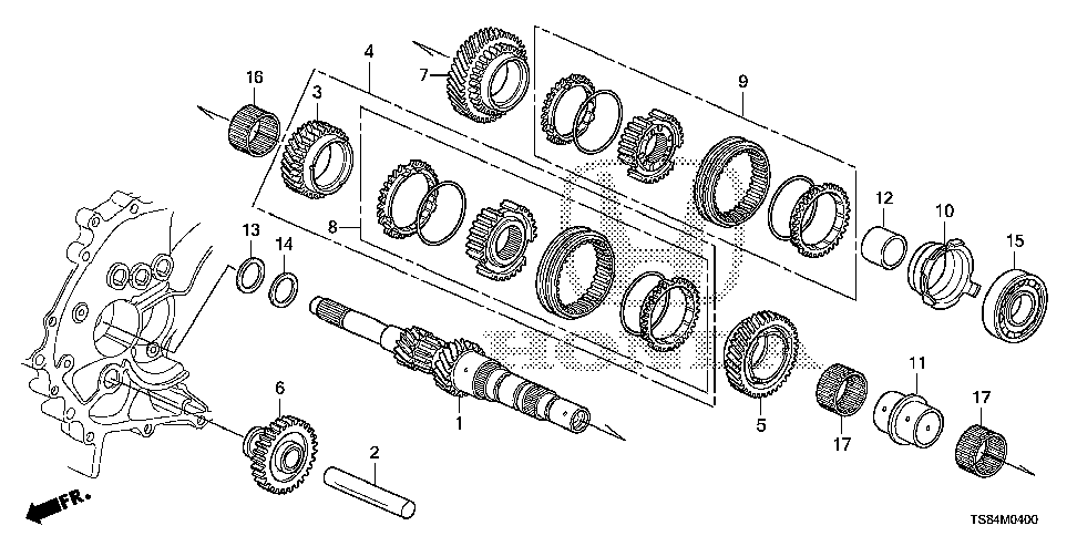 91106-5S2-005 - BEARING, NEEDLE (35X39X22.5)