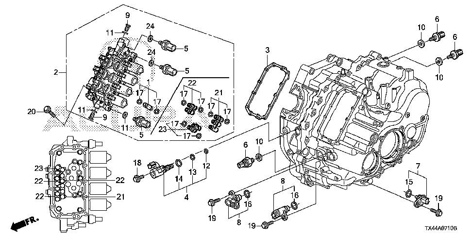 27700-5B7-010 - BODY ASSY., SECONDARY VALVE