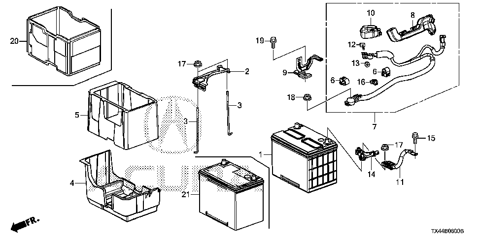 31521-TX4-A00 - BOX, BATTERY