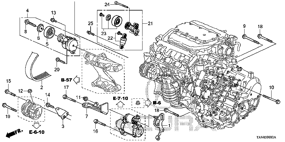 Genuine Acura Belt Alternator 31110-R8A-A01