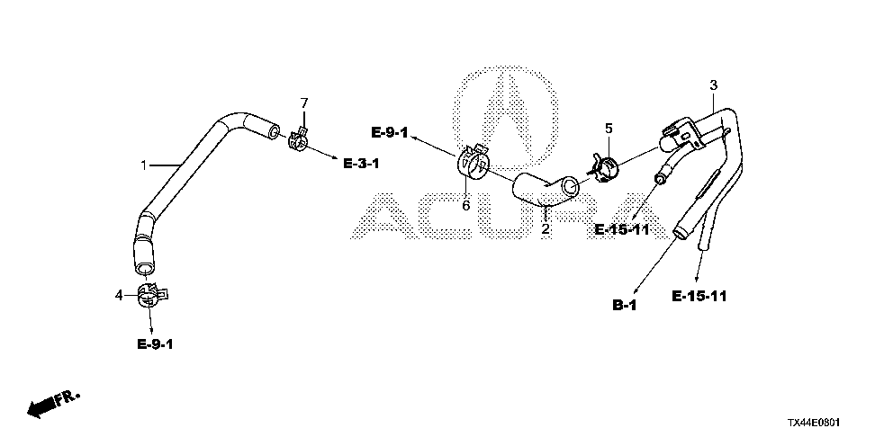 17136-5G0-A00 - TUBE, BREATHER