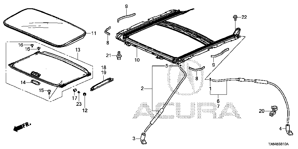70630-TX6-A01 - COVER, R. LINK