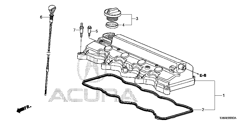 12310-RNA-A01 - COVER, CYLINDER HEAD