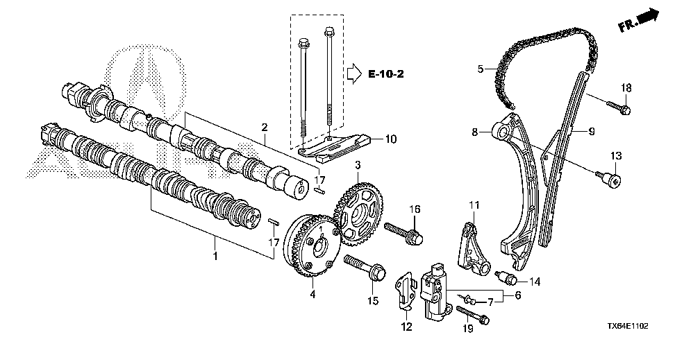 14560-5A2-A00 - FILTER, CHAIN TENSIONER