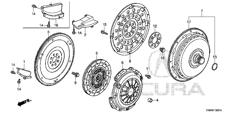 22200-RX0-005 - DISK, FRICTION