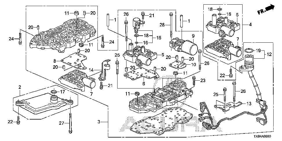 27612-RBL-000 - PLATE, START CLUTCH CONTROL SEPARATING