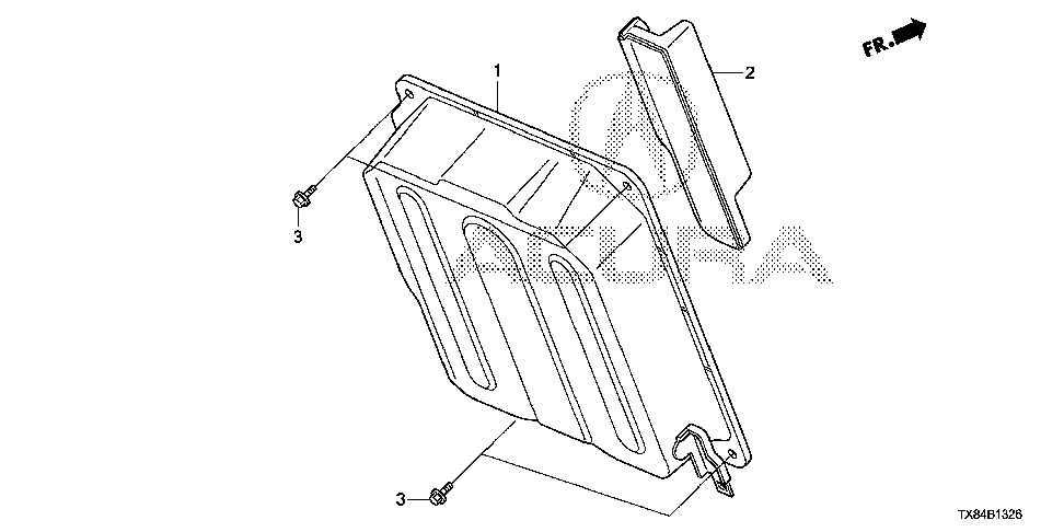 1B610-RW0-000 - COVER, IIU