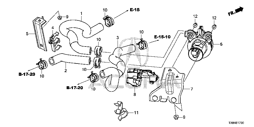 79962-TR2-A00 - STAY, WATER PUMP
