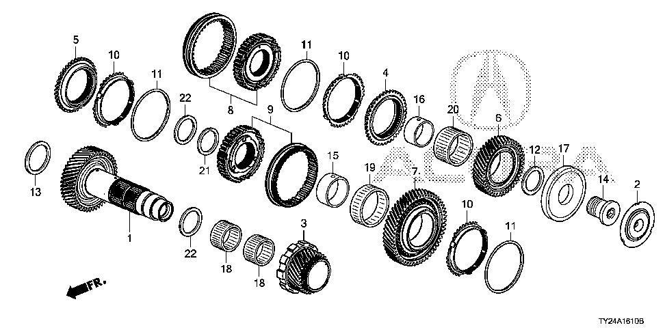 23235-R9T-000 - PLATE, OIL GUIDE