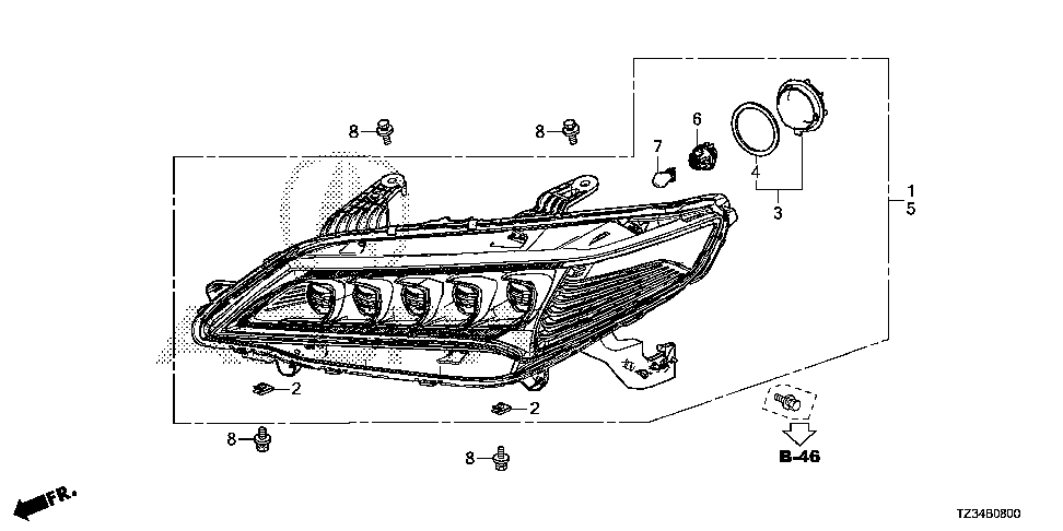 33128-TZ3-A01 - GASKET, SEAL