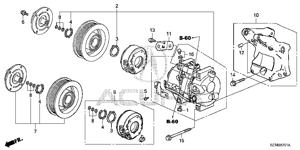 38900-5J2-A01 - CLUTCH SET