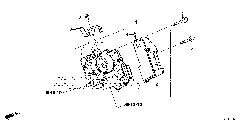32746-5A2-A00 - STAY, DRIVE BY WIRE HARNESS