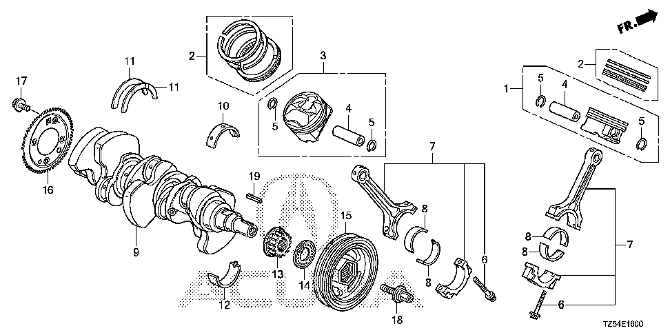 13210-5J6-A00 - ROD, CONNECTING