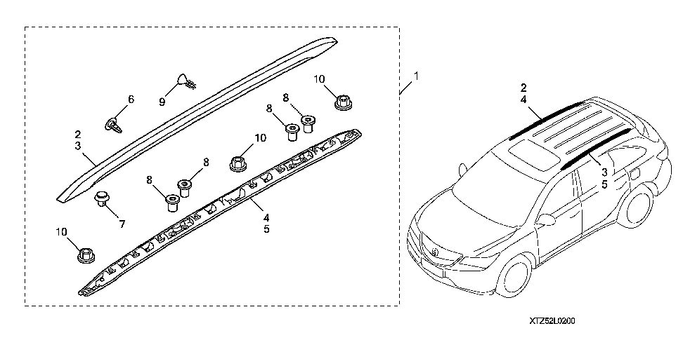 75298-SHJ-A21 - SCREW, TAPPING (4.2X14.3)