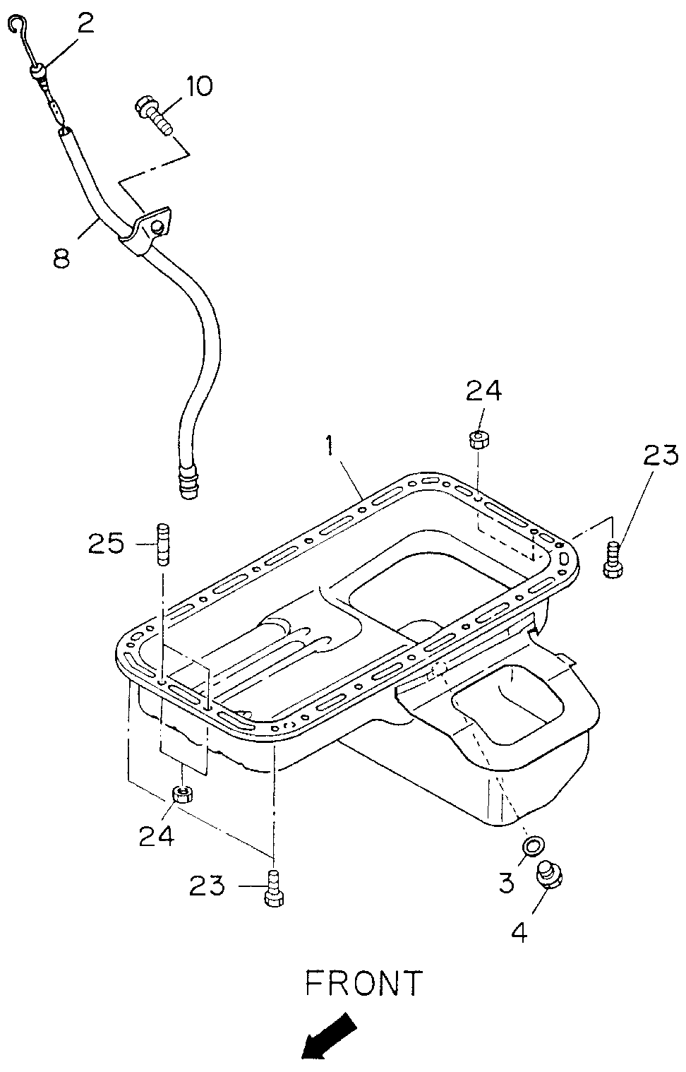 8-94389-542-3 - PAN ASSY., OIL