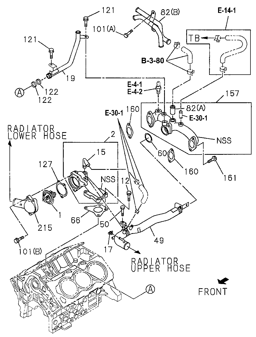 8-97075-467-1 - PIPE, WATER OUTLET