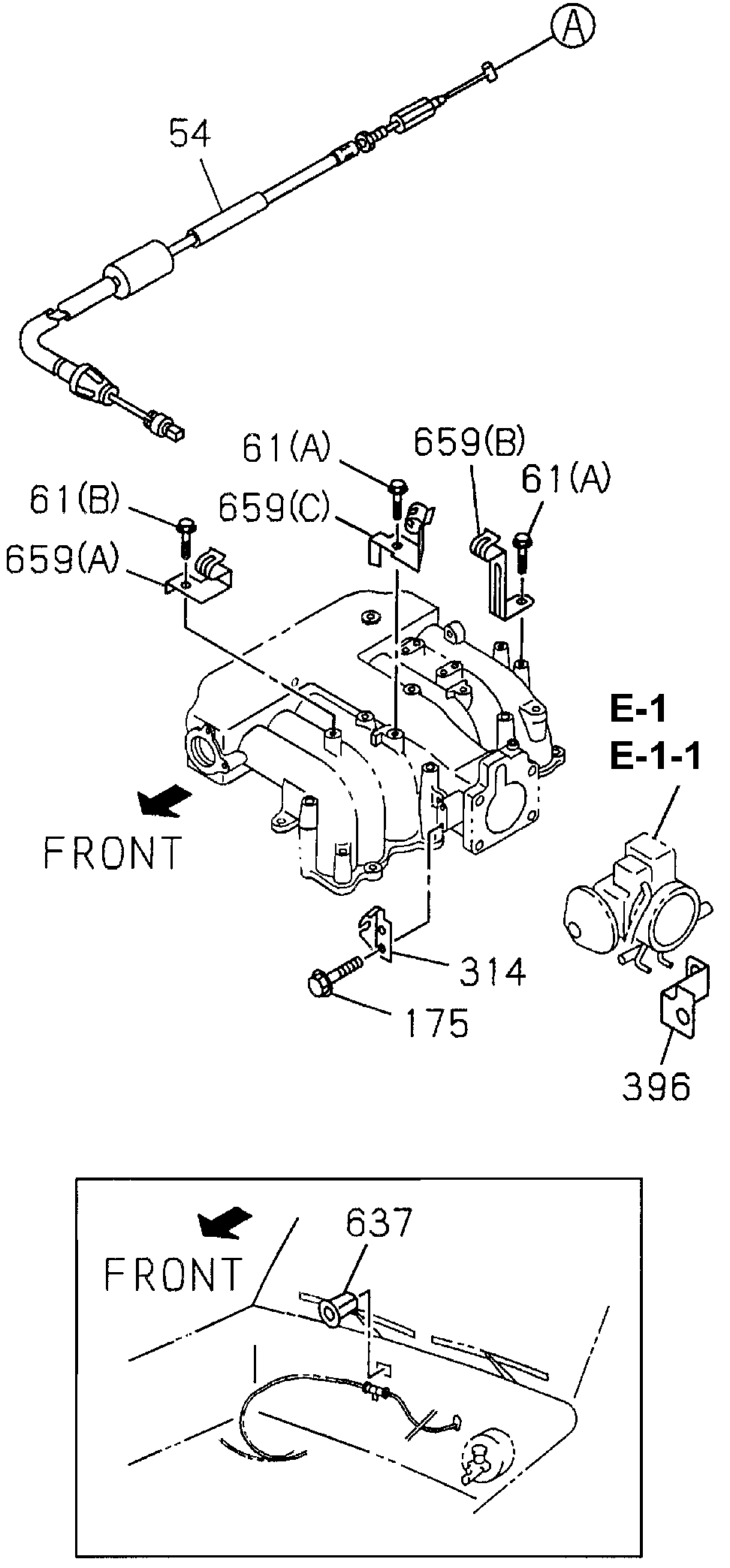 8-94374-769-4 - CABLE, ENGINE CONTROL