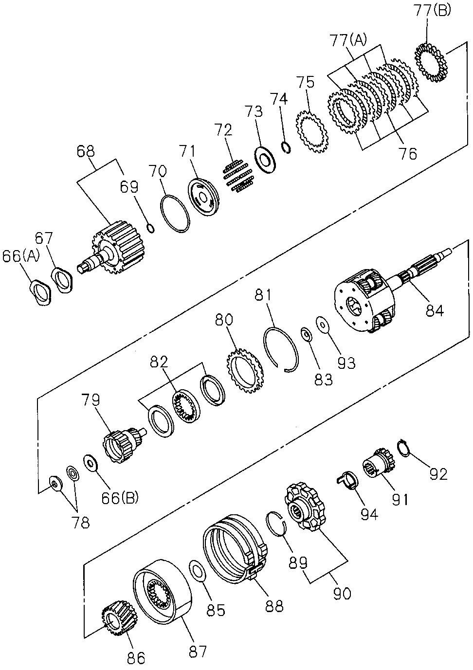 8-96017-348-0 - CARRIER ASSY., PLANETARY