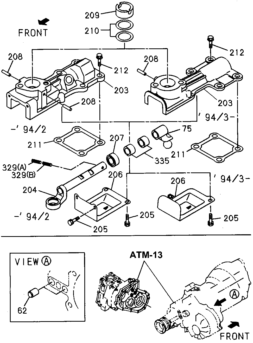 8-94367-929-2 - LEVER ASSY. (LOW/HIGH CONTROL)