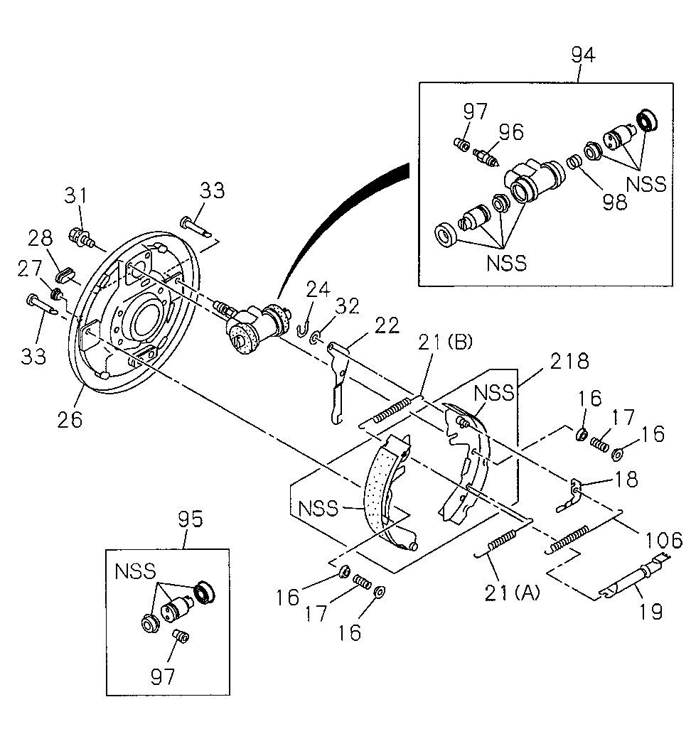 8-94124-865-1 - LEVER, R. AUTOMATIC ADJUSTER