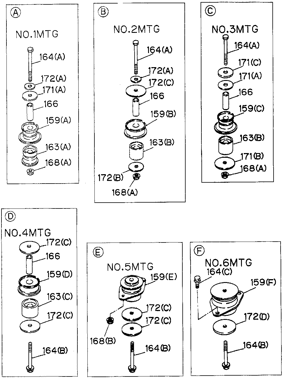 8-97091-599-0 - BOLT (CAB/NO.4 MTG) (10X102)