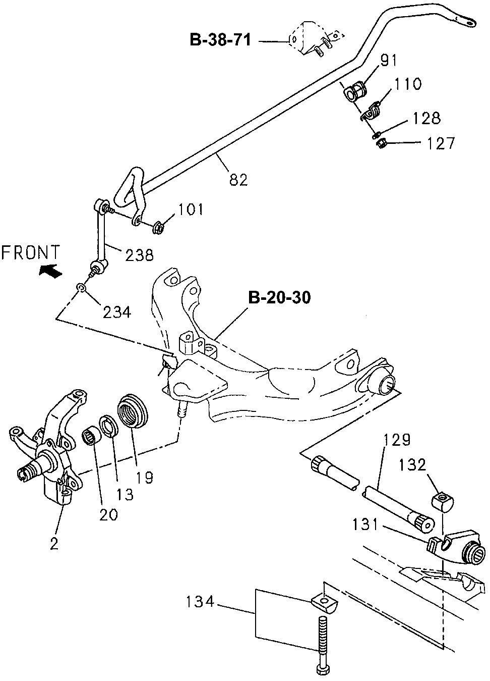 8-97122-163-0 - ARM, R. HEIGHT CONTROL