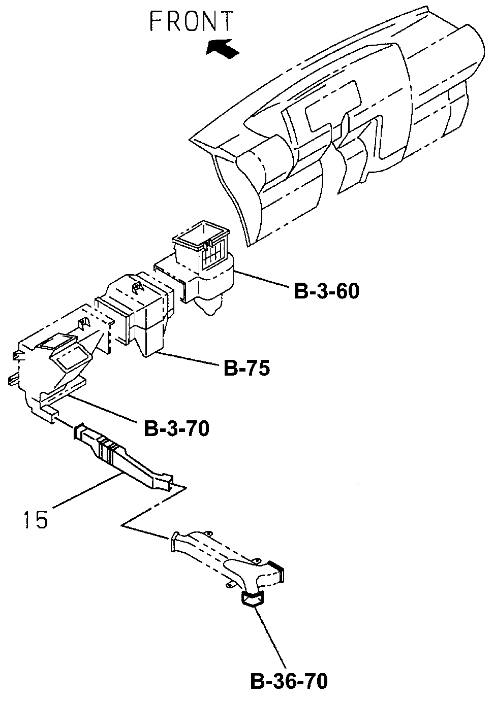 8-94376-120-0 - DUCT, RR. HEATER