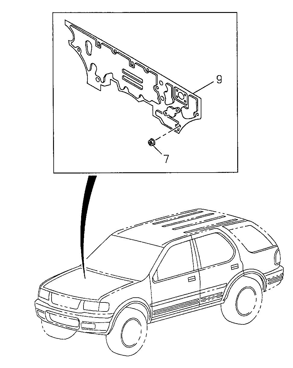 8-97143-321-2 - INSULATION DASH ENG